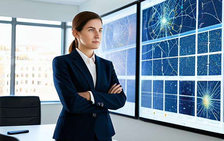 **Prompt 1: The Complex Mind in Action**
A professional woman in a modest business suit, fully clothed, standing confidently in a modern, brightly lit office environment. In the background, subtle, abstract digital visualisations of intricate neural pathways and complex data streams are displayed on transparent screens, symbolizing the brain's multifaceted functions beyond just memory. Her expression is thoughtful and focused, gazing towards the abstract displays. The lighting is clean and professional. Perfect anatomy, correct proportions, natural pose, well-formed hands, proper finger count, natural body proportions. High-resolution digital art, professional photography. Safe for work, appropriate content, fully clothed, professional, family-friendly.