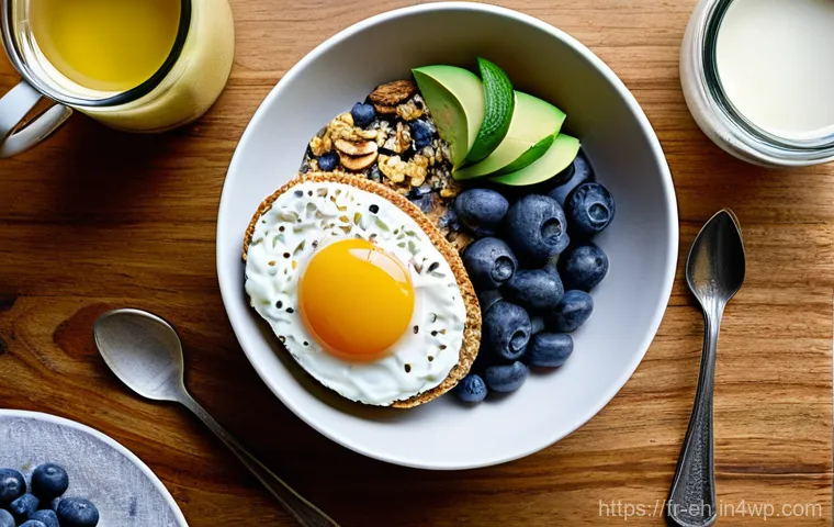 뇌 건강을 위한 음식 추천 - Prompt 1: The Brain-Boosting Breakfast**